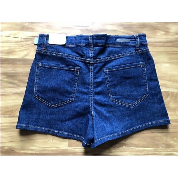 Abound High Rise Denim Jean Shorts 29 Floral - Picture 4 of 5